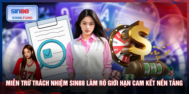 Miễn trừ trách nhiệm SIN88 làm rõ giới hạn cam kết của nền tảng
